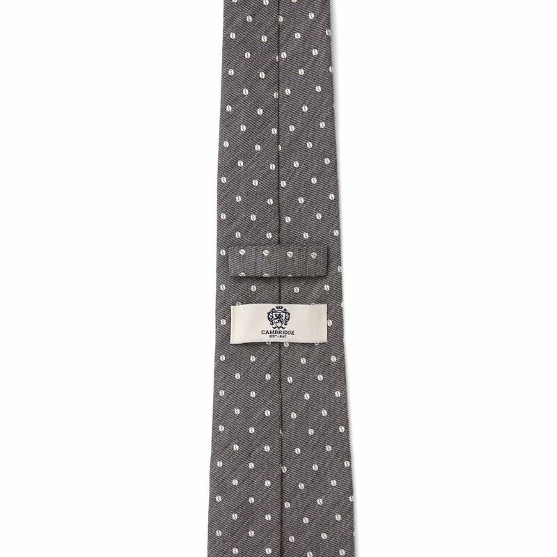 Cambridge Matte Polkadot 7.5cm Tie image number 5