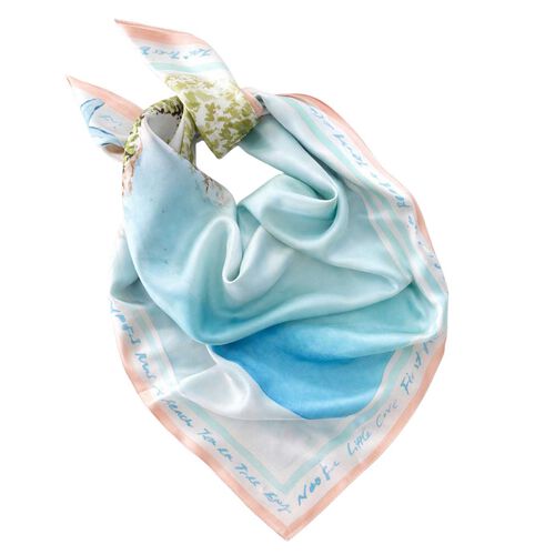 Dark Hampton X Cass Deller Noosa Large Silk Scarf