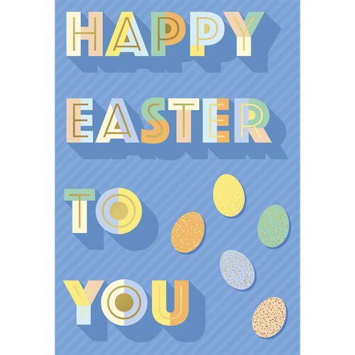 Image Gallery Easter Easter Type And Speckled Eggs Card