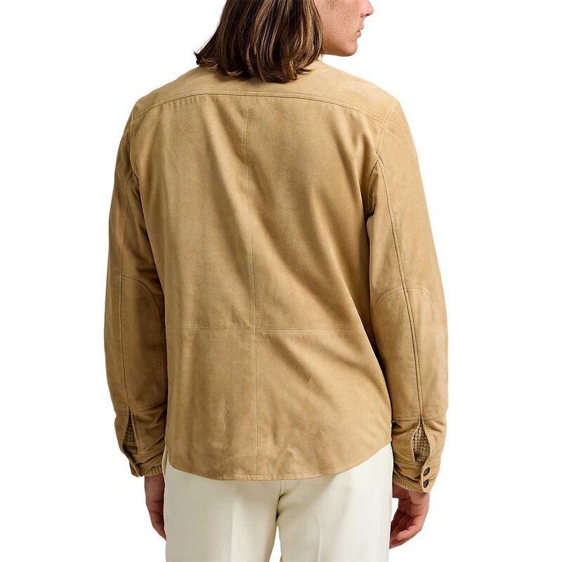 Polo Ralph Lauren Reversible Suede-Taffeta Shirt Jacket image number 1