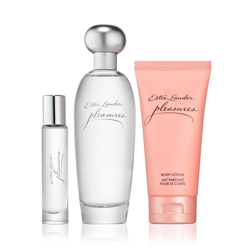 Est&eacute;e Lauder Pleasures Pleasures Deluxe Trio Fragrance Gift Set image number 1