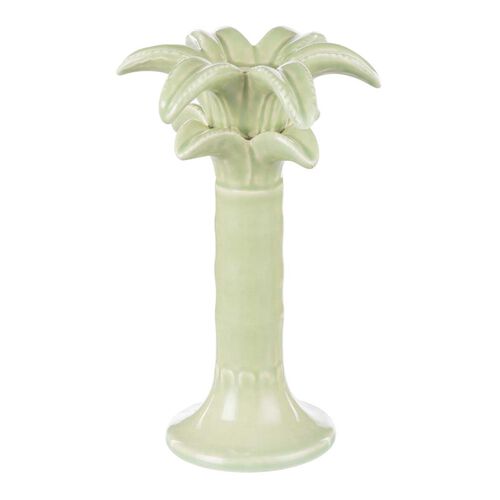 Emporium Neri Palm Candleholder Large - Green