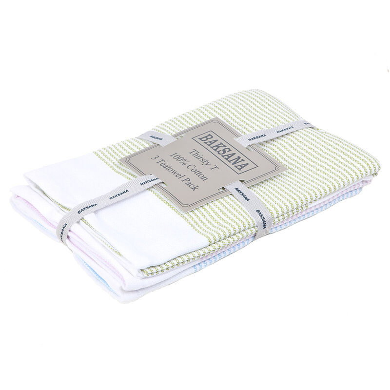 Baksana Thirsty Tea Towel - 3pk image number 0