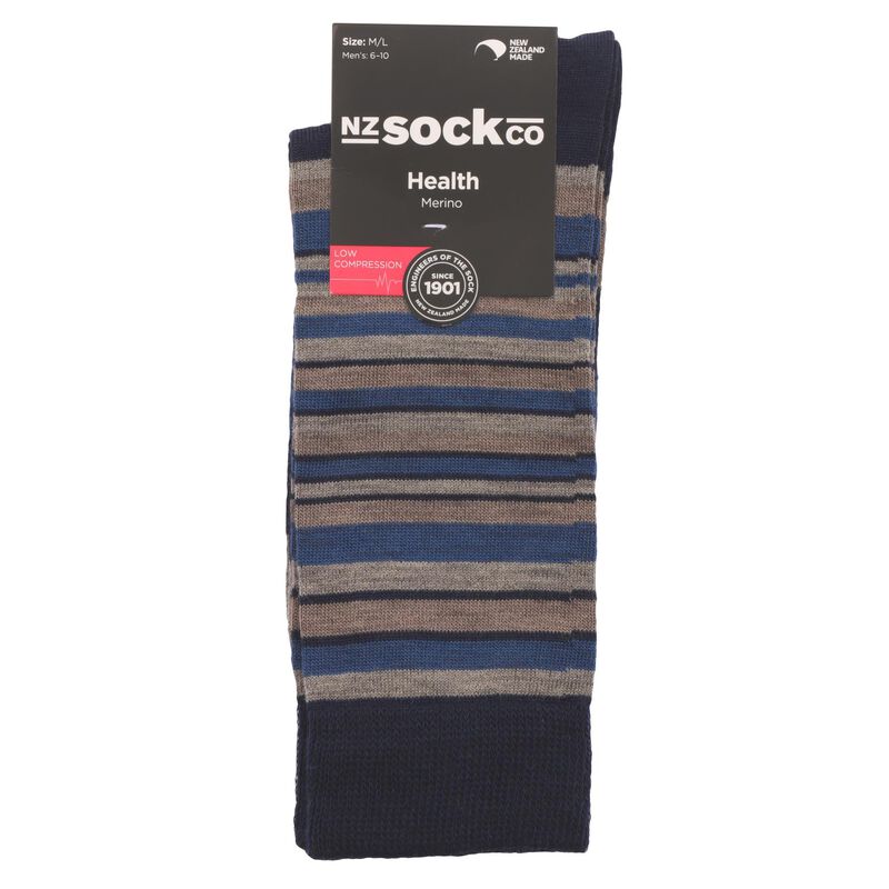NZ Sock Merino Multi Stripe image number 1