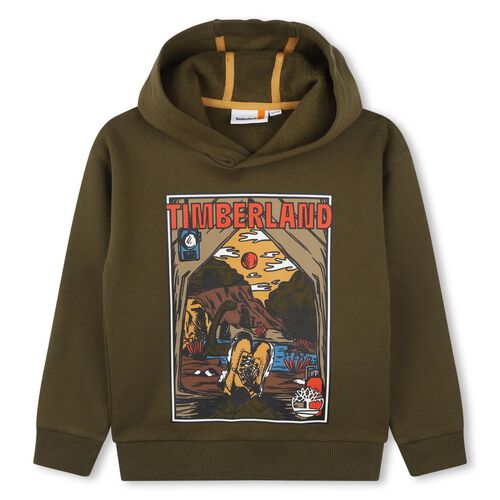 Timberland Framed Print Hooded Sweatshirt 10Y - 16Y