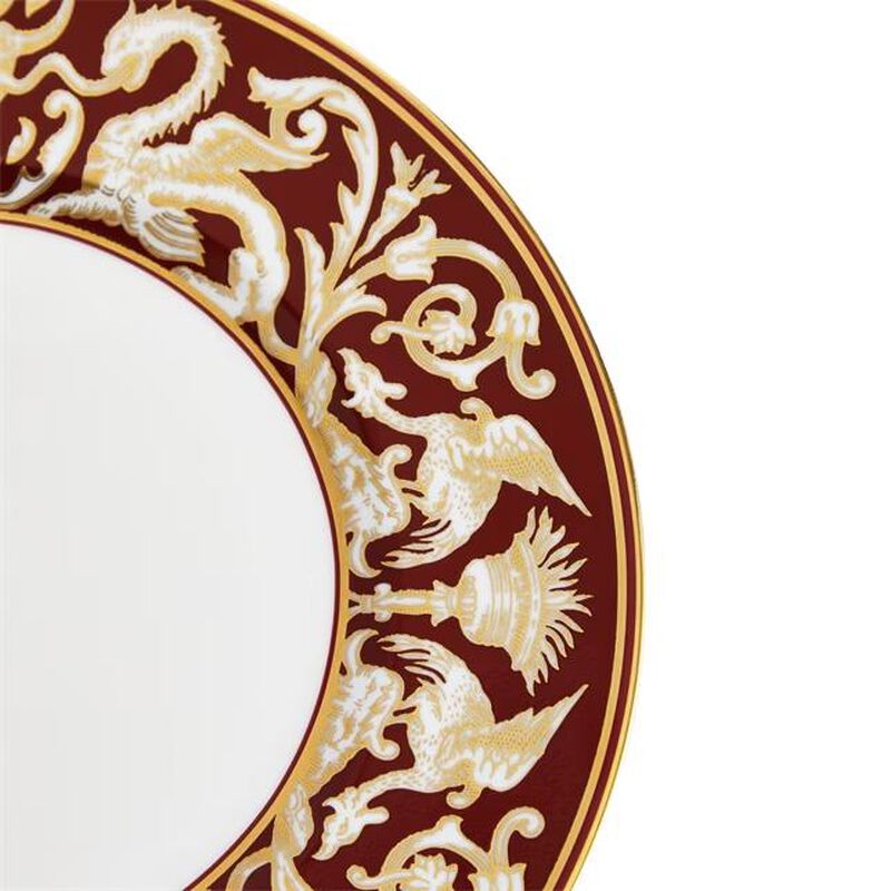 Wedgwood Renaissance Red Plate 23cm Florentine Accent image number 2