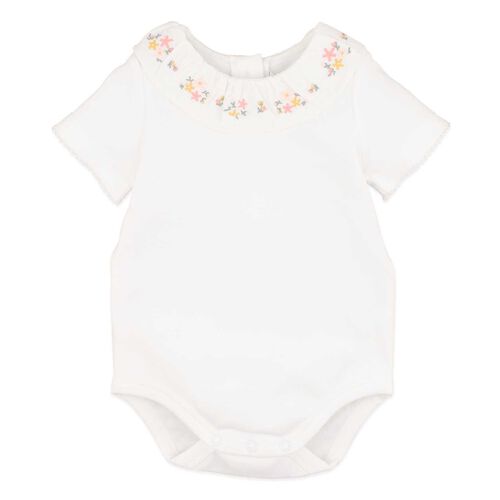 B&eacute;b&eacute; Willa Embroidered Collar Bodysuit
