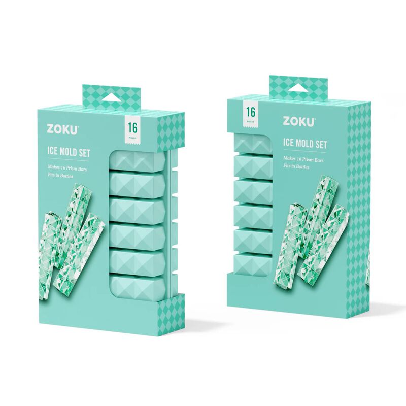 Zoku Prism Bottle Ice Tray Set Of 2 image number 1