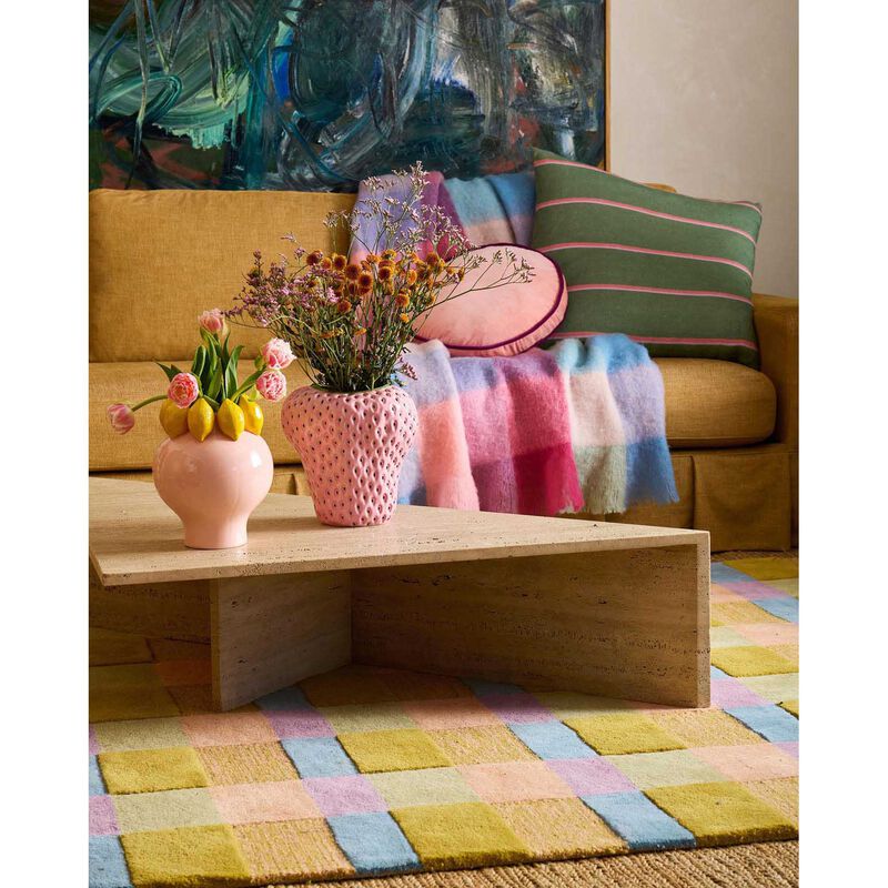 Kip&Co Wakame Crush Stripe Upholstery Square Couch Cushion image number 3