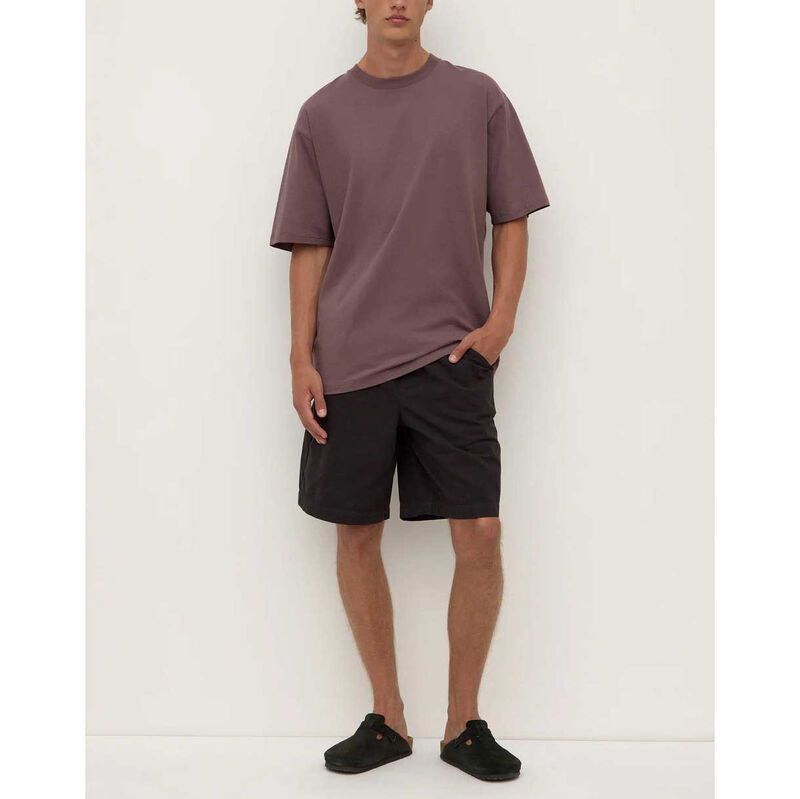 Assembly Label Knox Organic Oversized Tee Plum image number 3