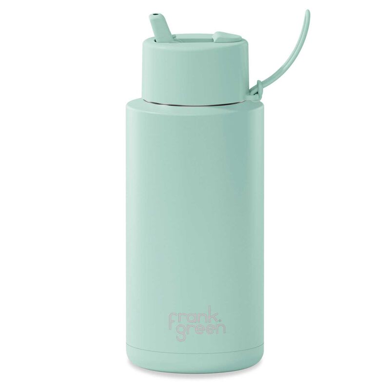 frank green 34oz Ceramic Bottle With Flip Lid Peppermint image number 0
