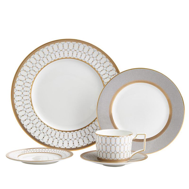 Wedgwood Renaissance Grey 5 Piece Place Setting image number 0