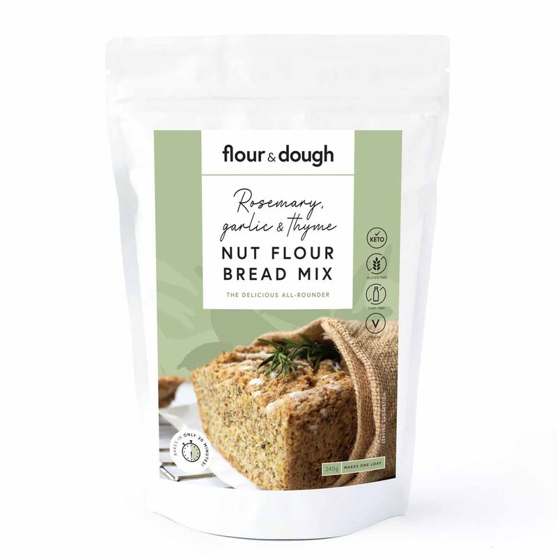 Flour & Dough Gluten Free Keto Rosemary, Garlic & Thyme Bread Mix image number 0