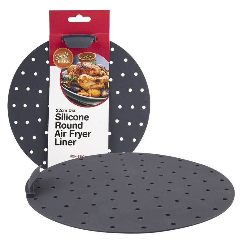 D.Line Silicone Air Fryer Liner – 22cm Round image number 0