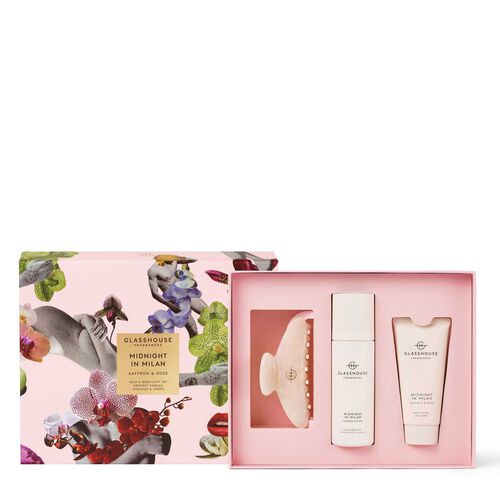 Glasshouse Fragrances Mother's Day Midnight In Milan Hair & Body Gift Set