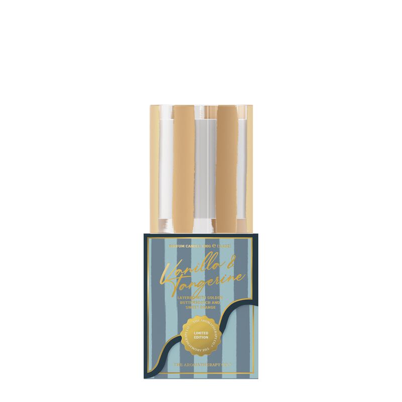 The Aromatherapy Co Festive 100g Candle - Vanilla & Tangerine image number 0