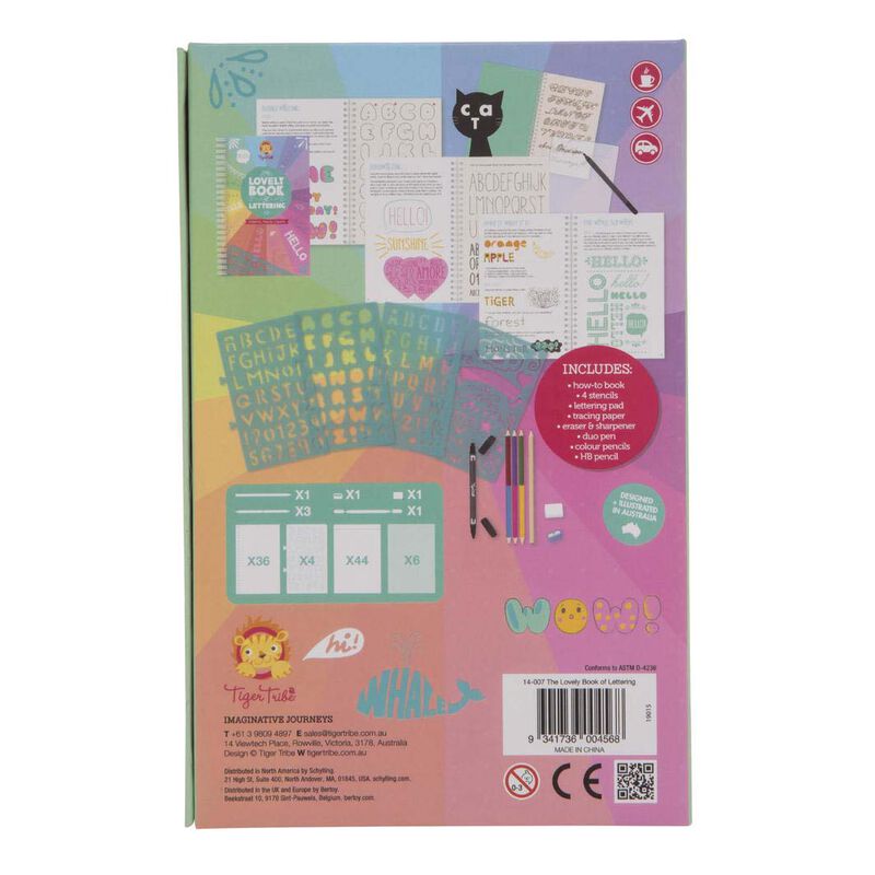 Tiger Tribe Lovely Book Of Lettering image number 1