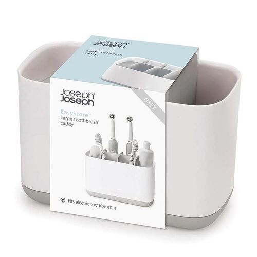Joseph Joseph Easystore Large Toothbrush Caddy - Grey