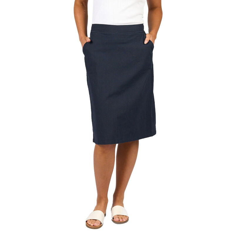 Vassalli Flat Front Pull On Skirt image number 0
