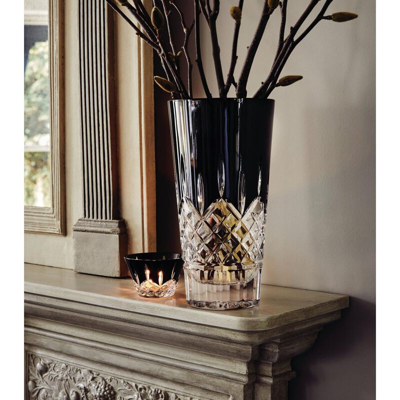 Waterford Lismore Black Vase 30cm image number 1