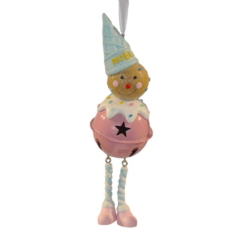 C/Dough Gingerbread Pixie On Pink Bell image number 0