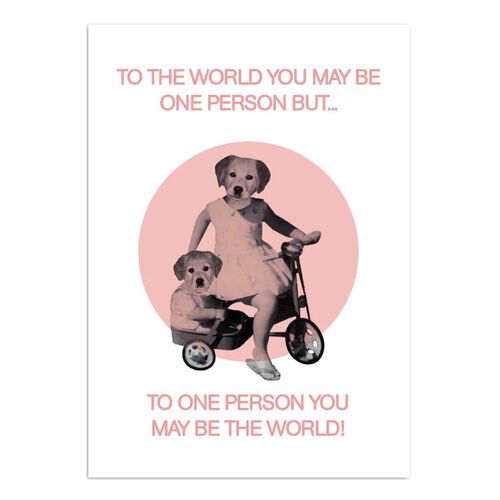 Poppy Card - To The World