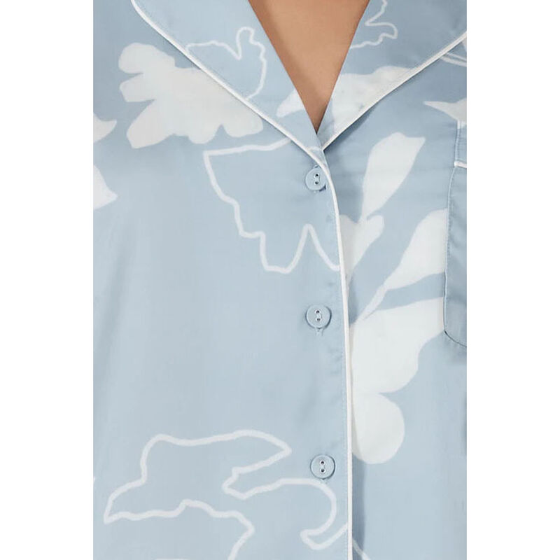 Gingerlilly Elina Botanical Silky Satin Pj Set image number 2