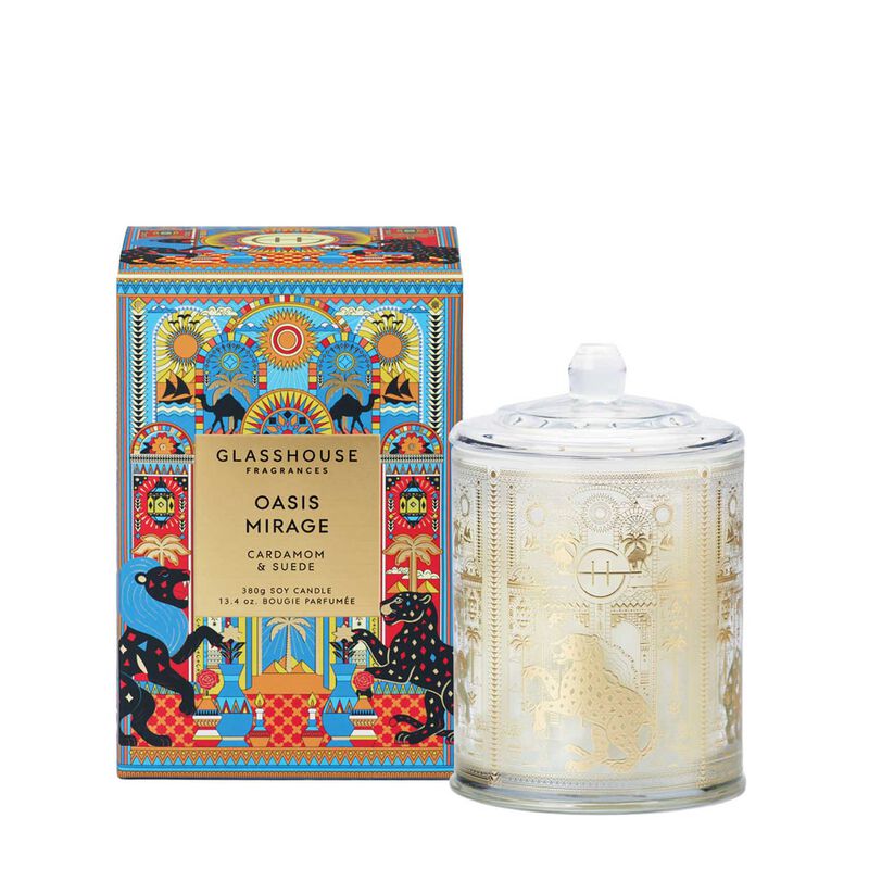 Glasshouse Fragrances Oasis Mirage Soy Candle 380g image number 0