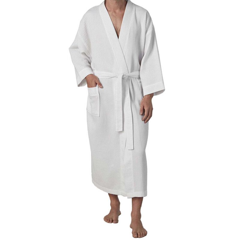 Baksana 50/50 Waffle Robe image number 1