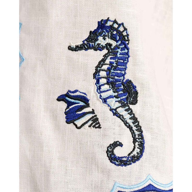 JAG Seahorse Linen Crop Ss Shirt image number 6