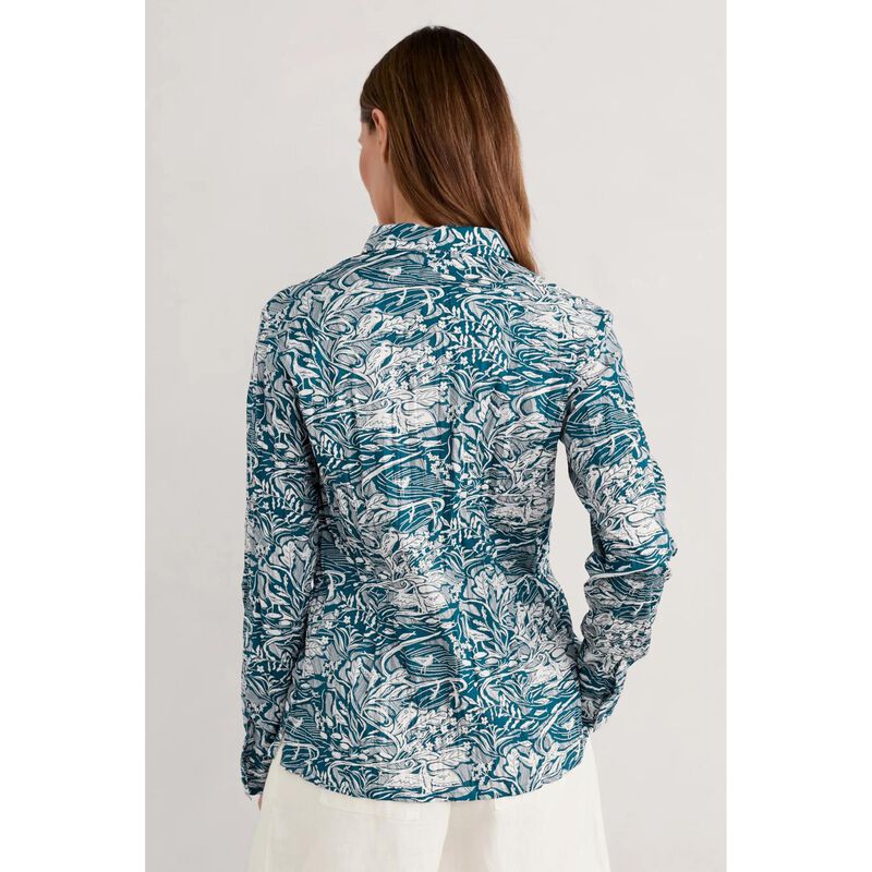 Seasalt Cornwall Larissa Shirt Helford Birds Ocean Drift image number 1