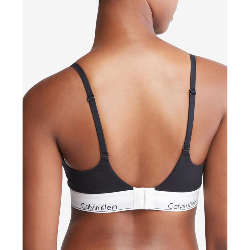 Calvin Klein Modern Cotton Plunge Push Up Bra image number 1