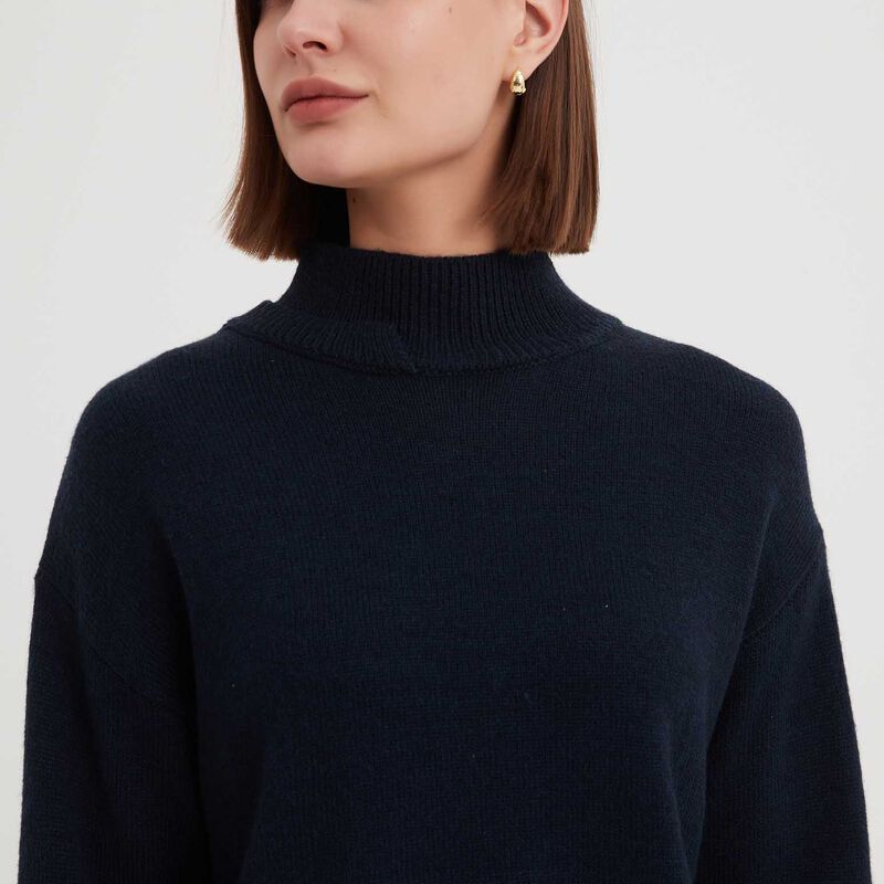 TIRELLI Asymmetric Hem Knit Jumper image number 2