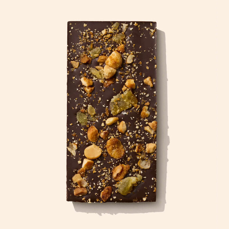 Bennetts of Mangawhai Macadamia & Ginger Chocolate Bar image number 1