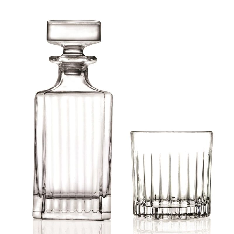 RCR Timeless Whisky Decanter & Glasses - Set Of 7 image number 0