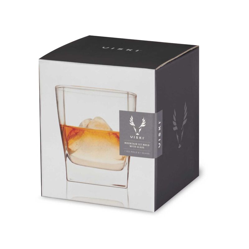 Viski Mountain Ice Mold With Glass Set By Viski image number 3
