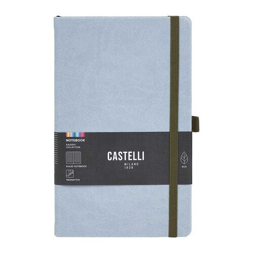 Castelli Kaleido Mid Ruled Steel Notebook