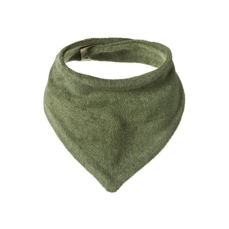 Nature Baby Triangle Bib Terry Nettle image number 0