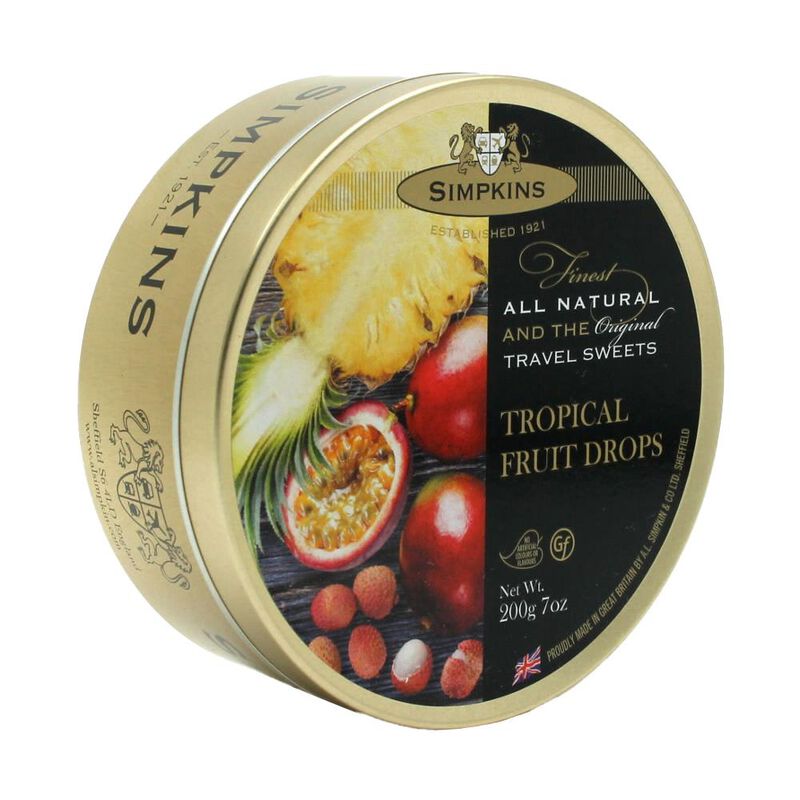 Simpkins Tropical Fruit Drops 200g image number 0