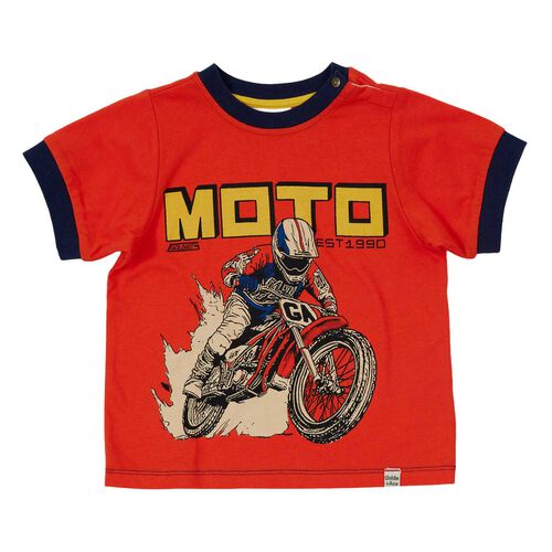 Goldie + Ace Moto Ringer T-Shirt 3-5Y