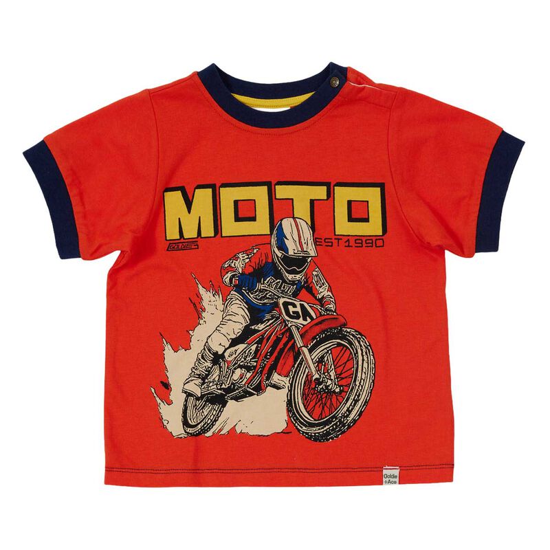 Goldie + Ace Moto Ringer T-Shirt 3-5Y image number 0