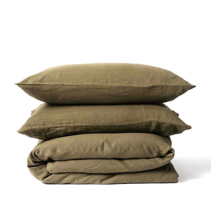 Città Ivy Linen Duvet Cover Ivy Queen 210x210cm image number 0