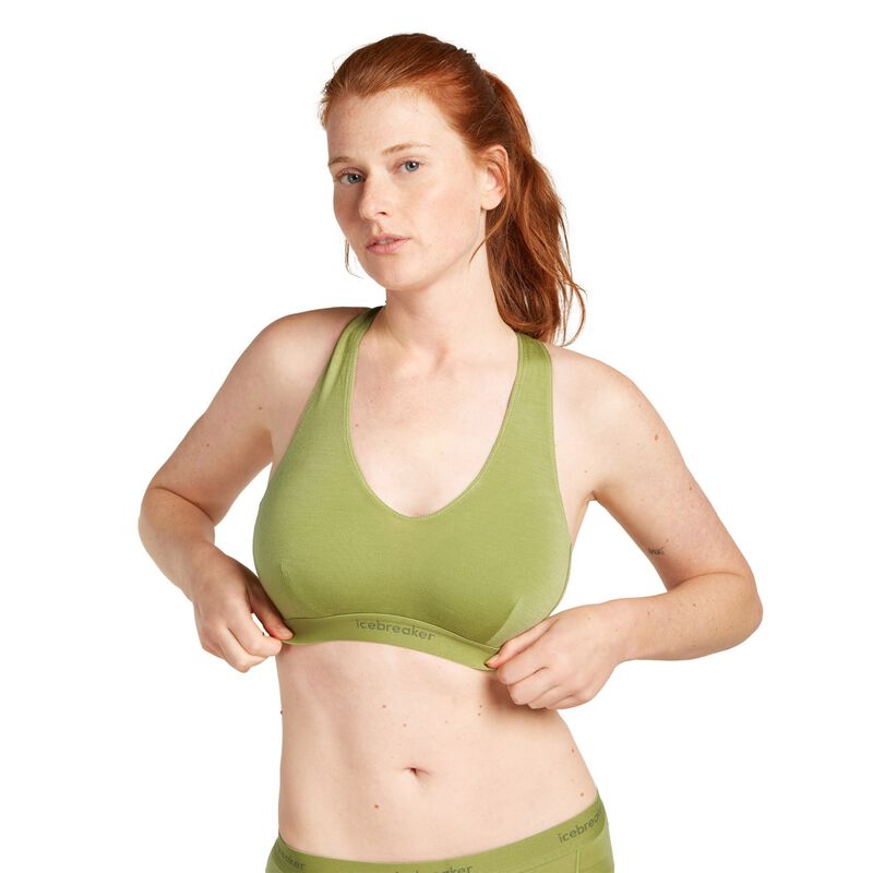 Icebreaker W Merino Blend 125 Cool-Lite Sprite Racerback Bra image number 12