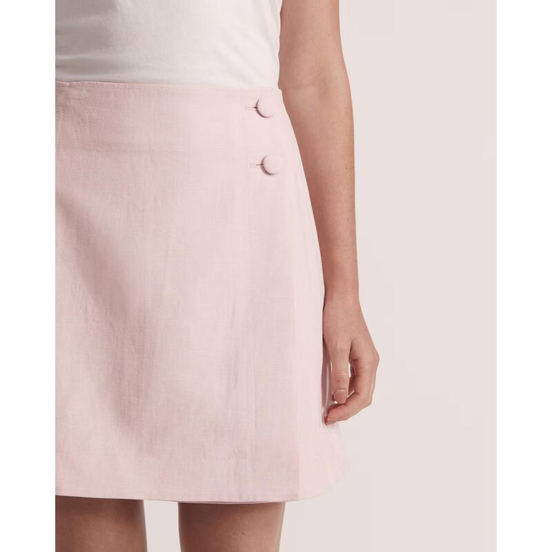 SABA SABA Sienna Linen Wrap Mini Skirt image number 2