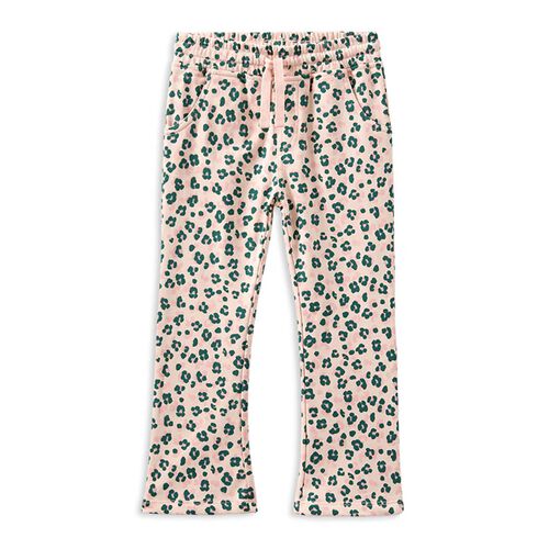Milky Leopard Fleece Track Pant