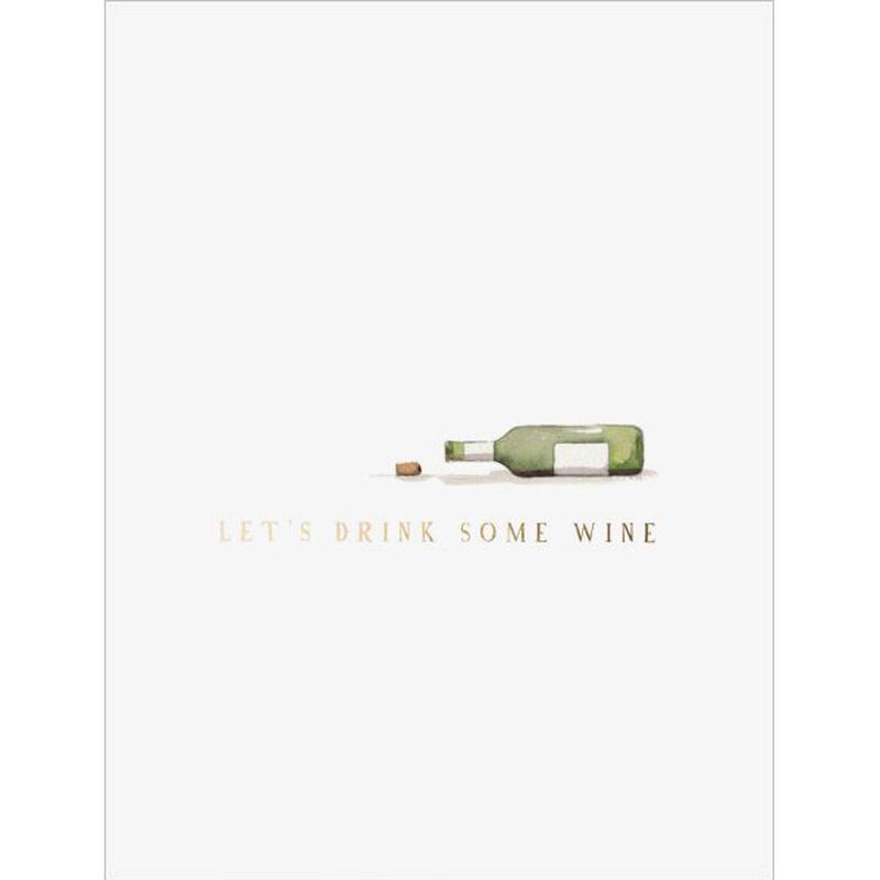 Drink Wine Foil Card image number 0