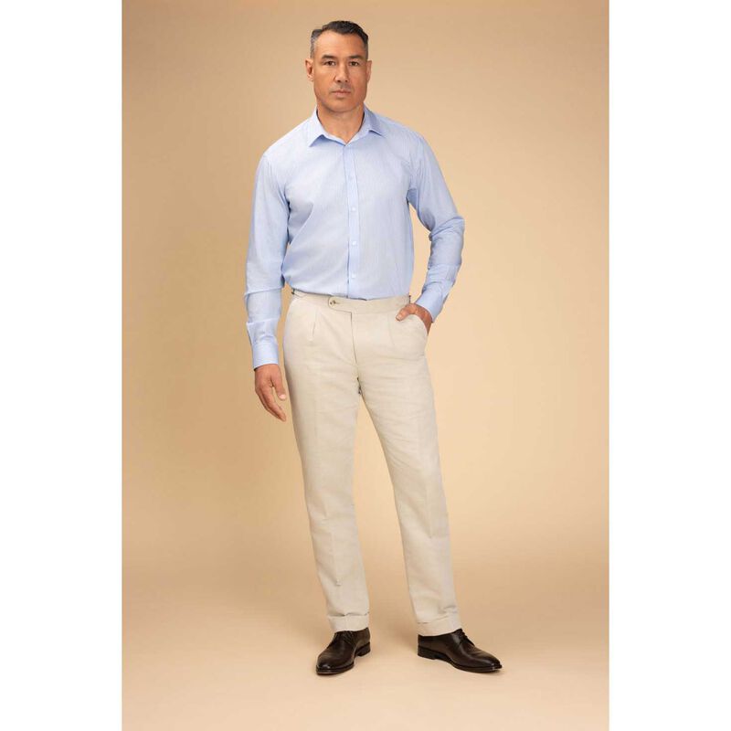 Rembrandt London Sky Blue Stripe Shirt image number 3