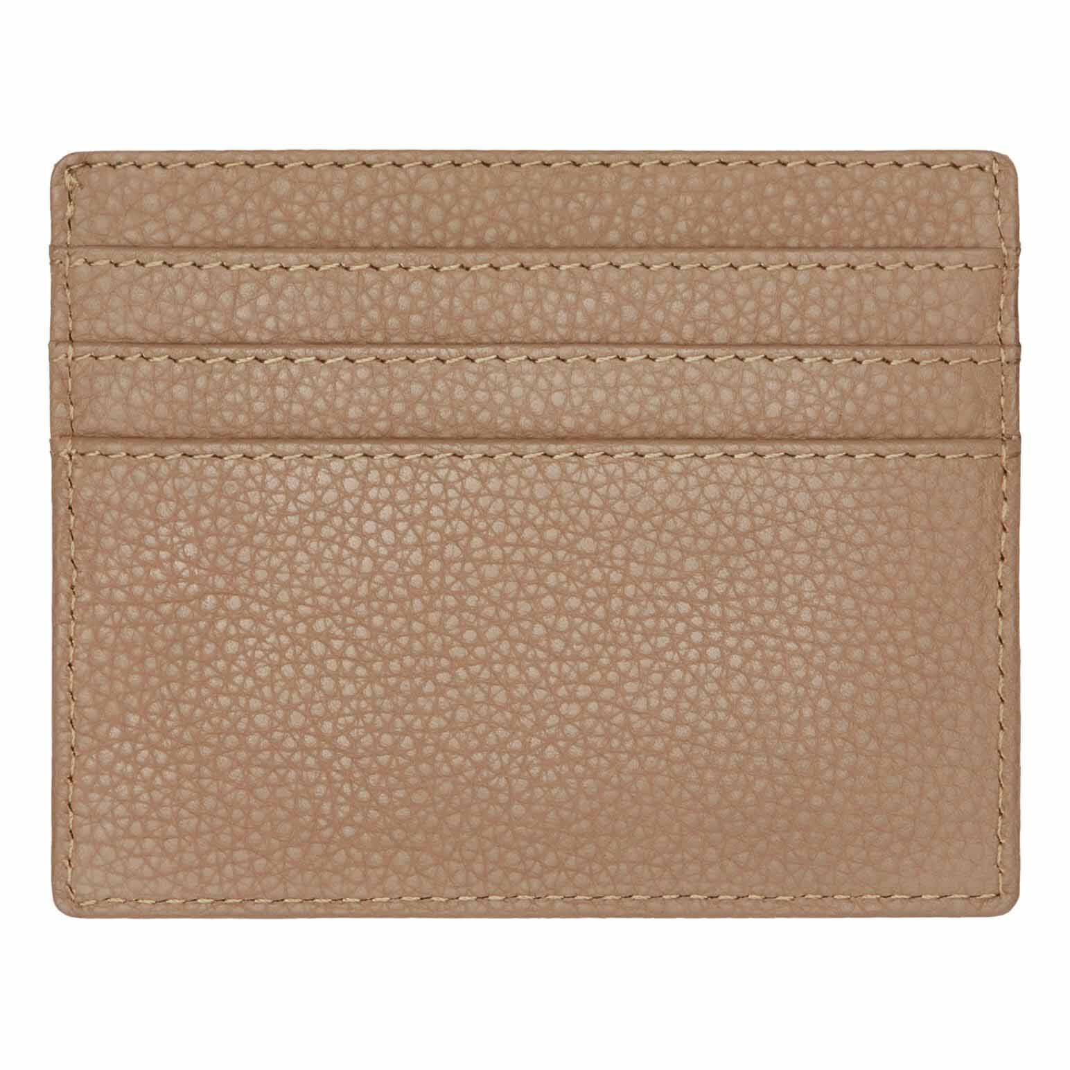 Hugo Boss Card Holder Classic Grained Camel Ballantynes Department Store
