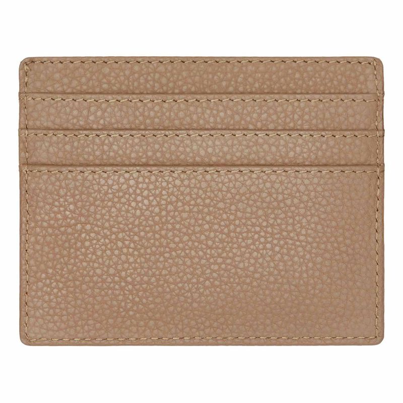 Hugo Boss Card Holder Classic Grained Camel image number 1