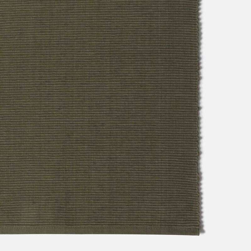 Città Ribbed Placemat Set Of 4 Olive 36.5x50cm image number 1